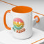 Motivation Mug - Retro Smiley Face Be Kind