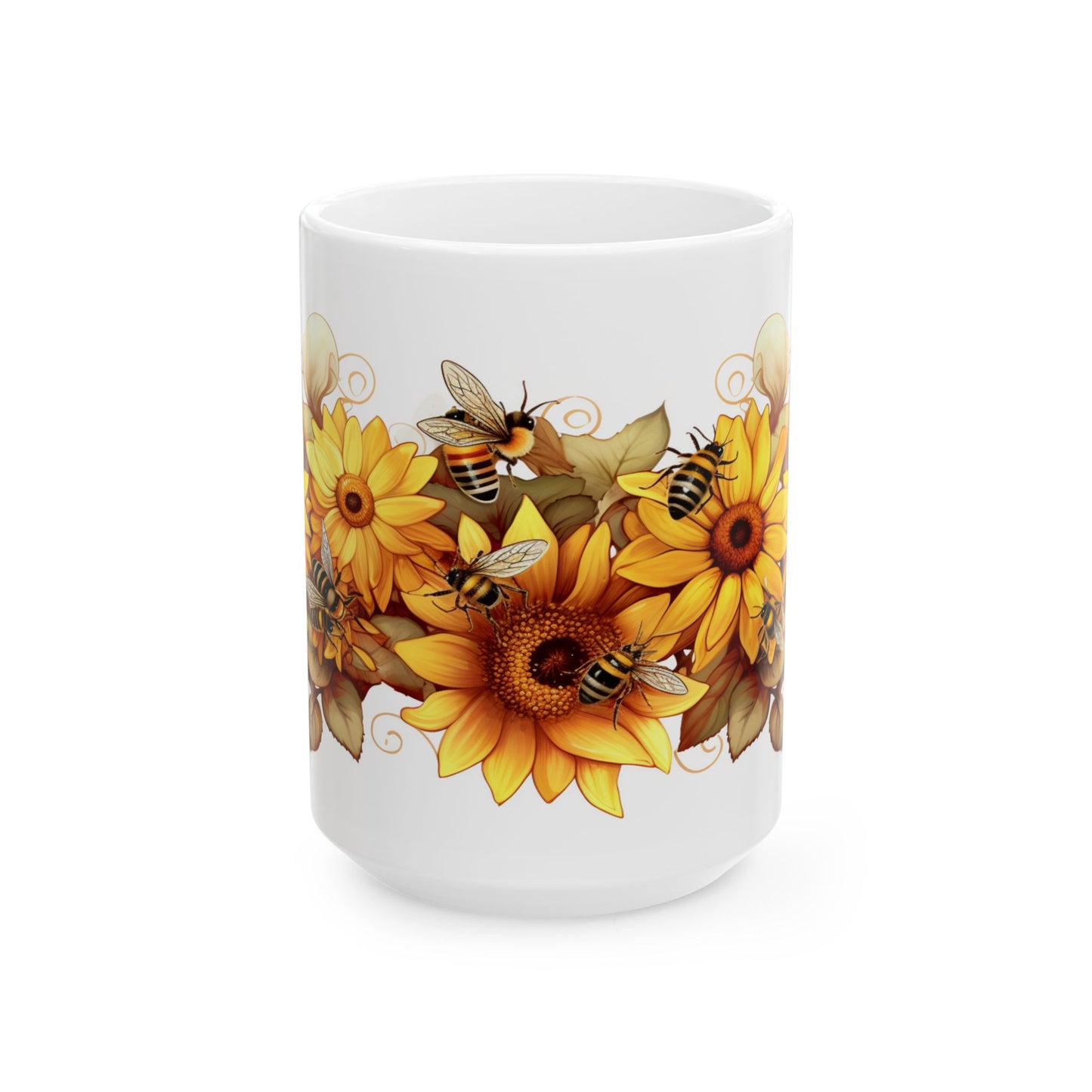 Artistic Mug - Flower Bees