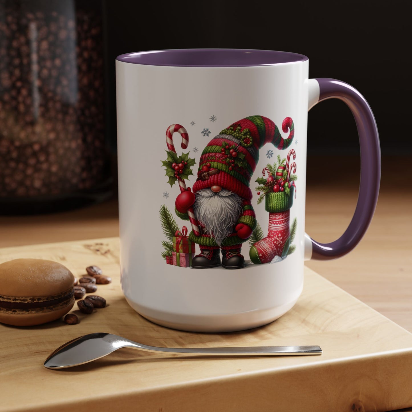 Christmas Mug - Gnome and Christmas Stocking
