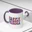 4th of July Mug - Happy Birthday America Retro