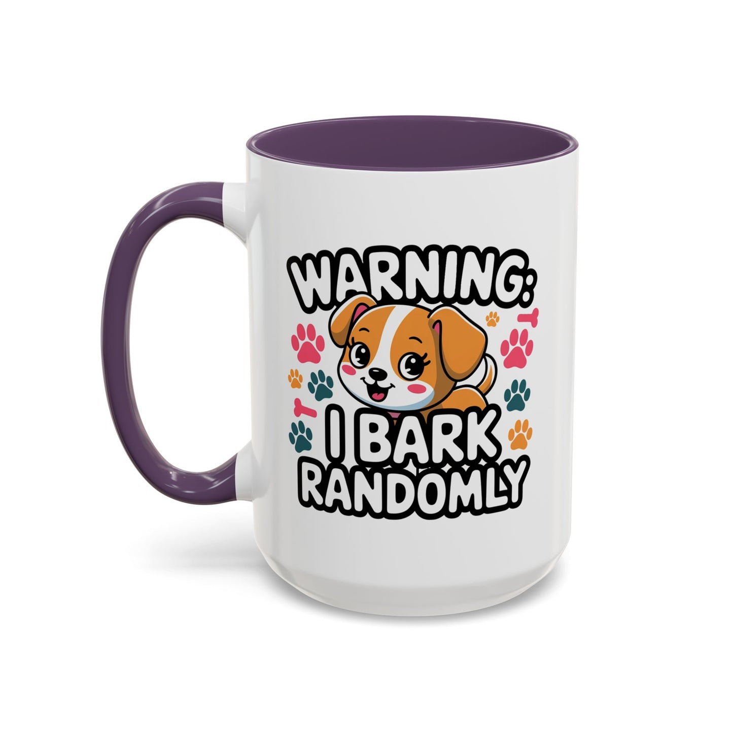 Animal Mug - Warning I Bark Randomly