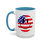 4th of July Mug - America Smiley Face
