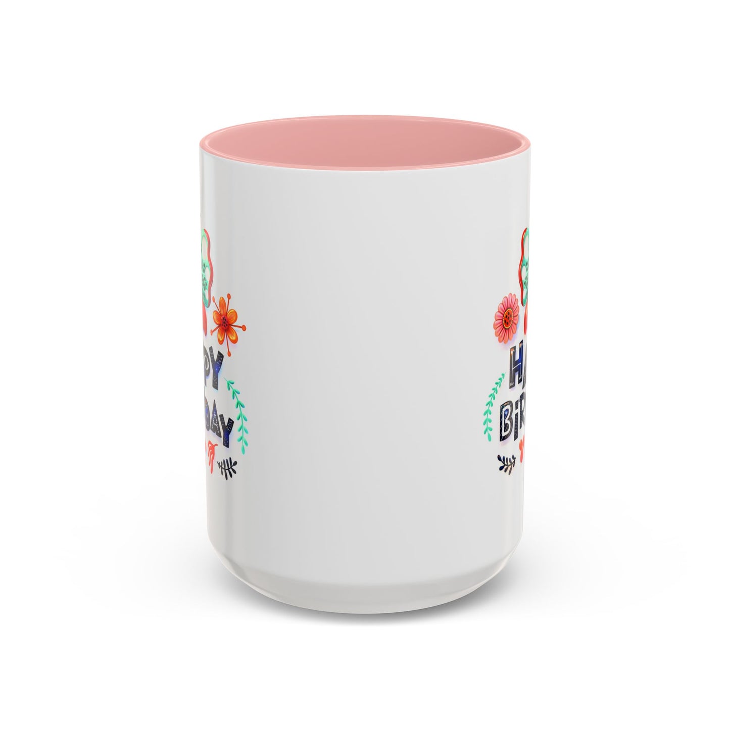 Birthday Mug - Butterfly Flowers