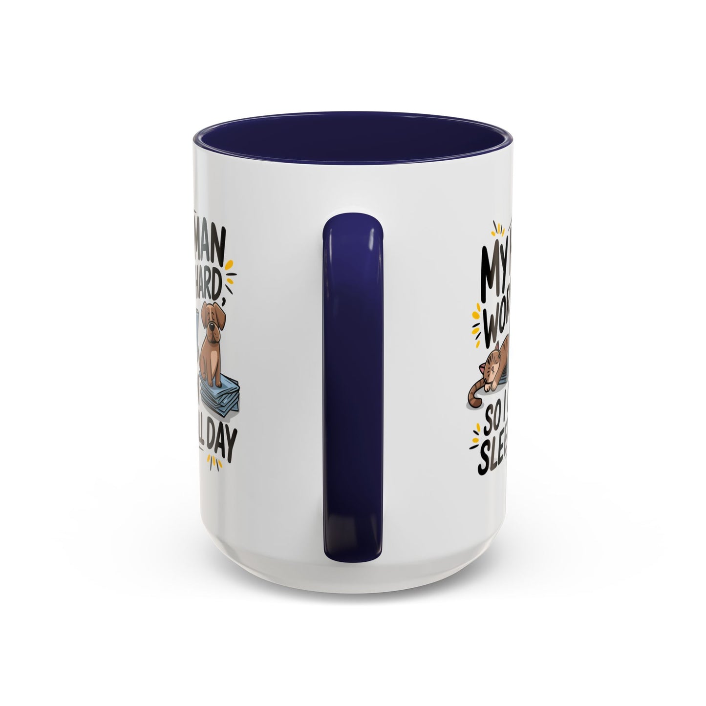 Animal Mug - My Human Works Hard