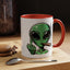 Adult Mug - Green Alien Fuck You Human