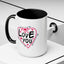 Valentine's Day Mug - Love You Heart Arrows