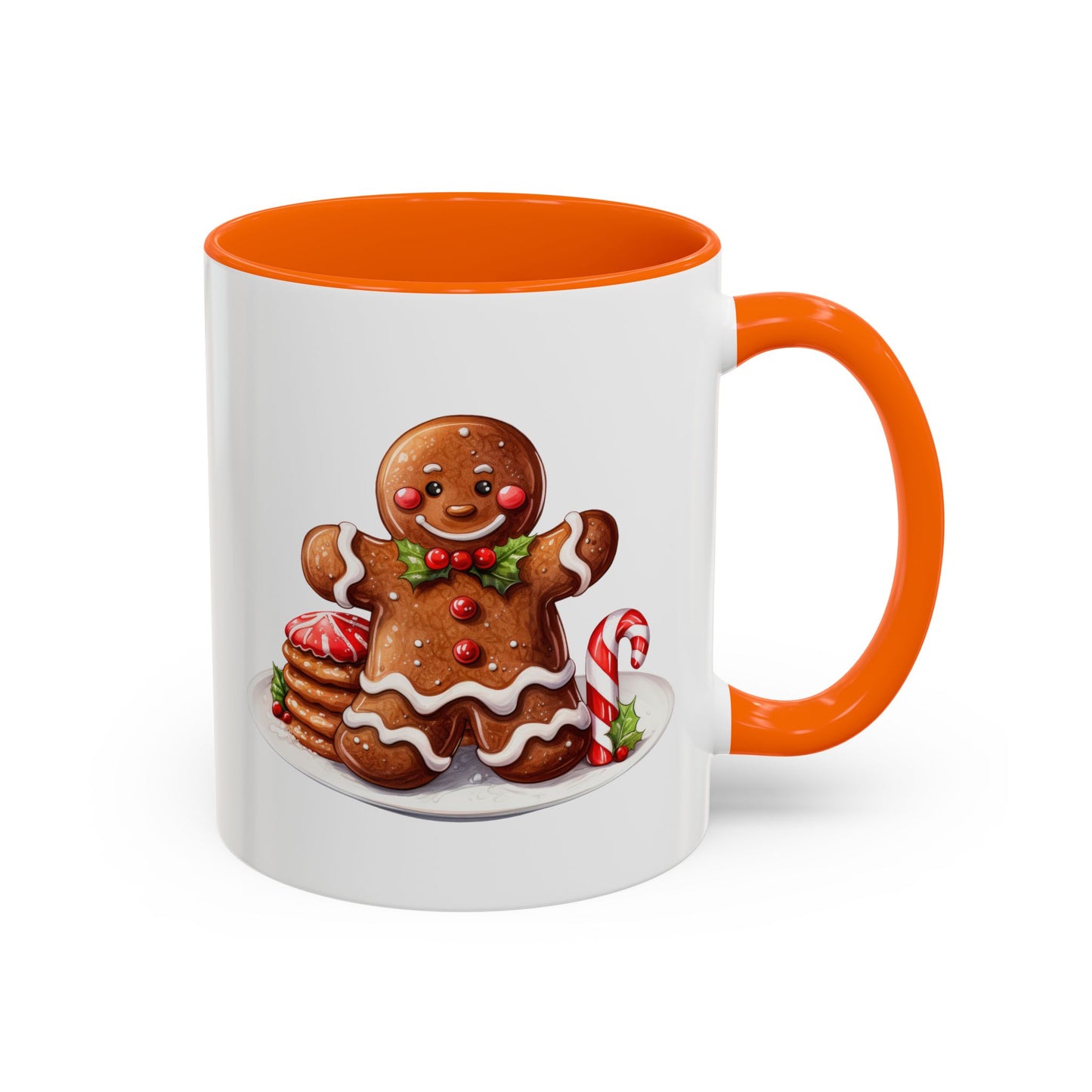 Christmas Mug - Gingerbread Man Cookies and Candy