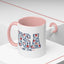 4th of July Mug - USA EST 1776 Floral