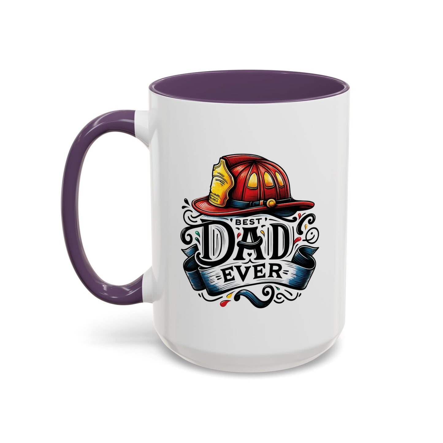 Father's Day Mug - Best Dad Ever Fireman