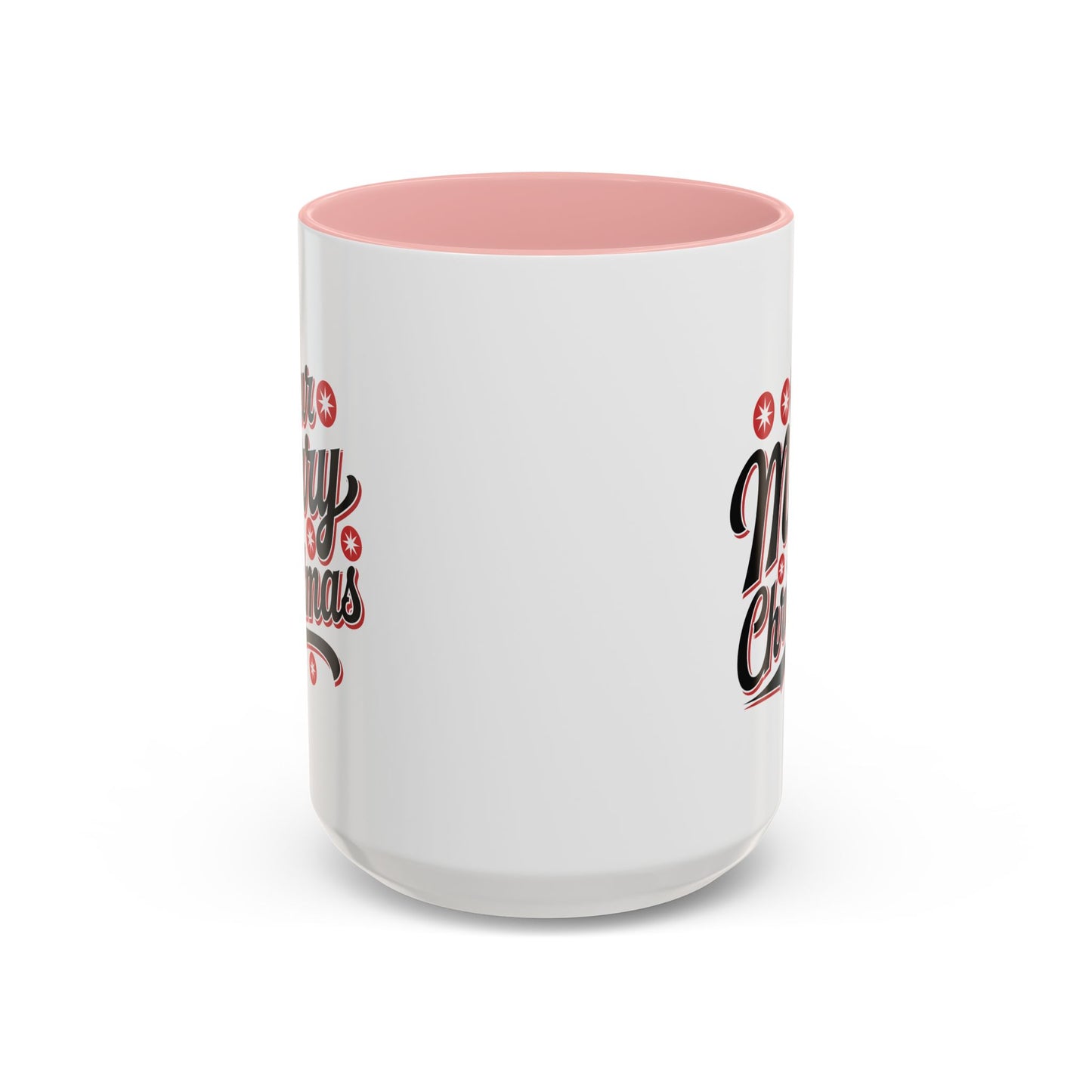 Christmas Mug - Merry Christmas Black Red & White Baseball Text