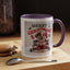 Christmas Mug - Merry Christmas Red Text Puppy Red Top