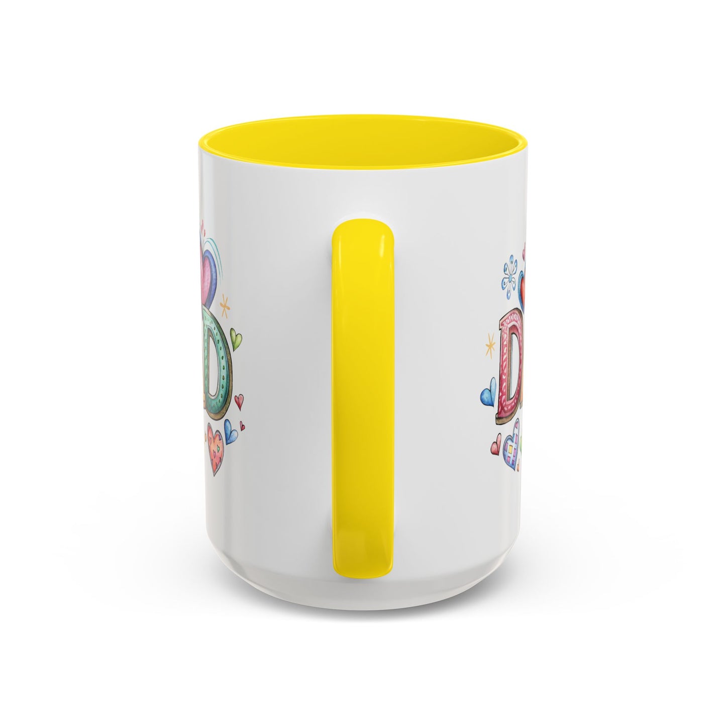 Father's Day Mug - Dad Hearts