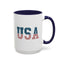 4th of July Mug - USA American Flag