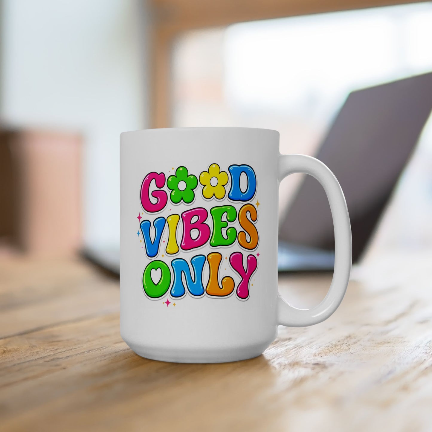 Wellness Mug - Good Vibes Only Retro