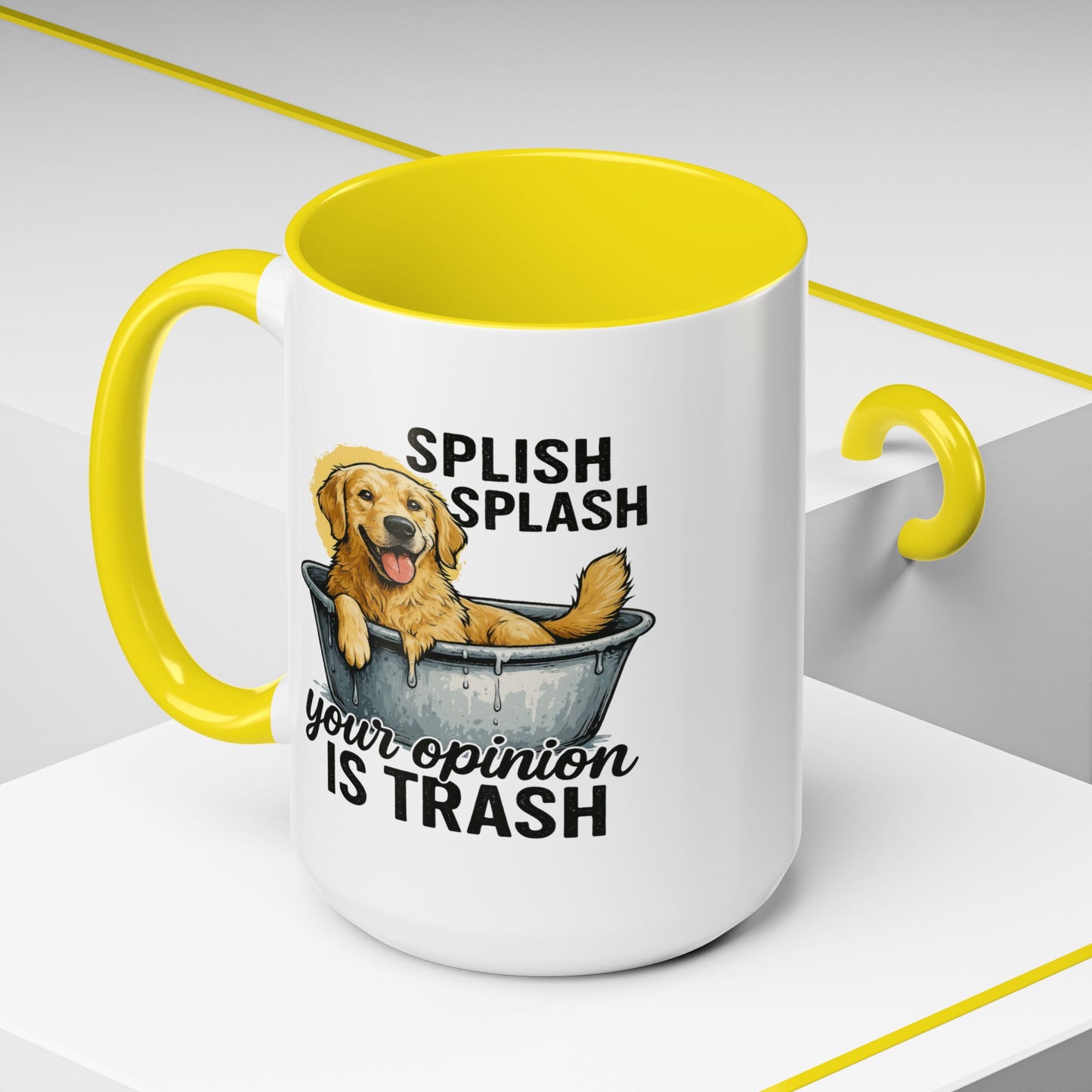 Animal Mug - Splish Splash Your Opinion Is Trash