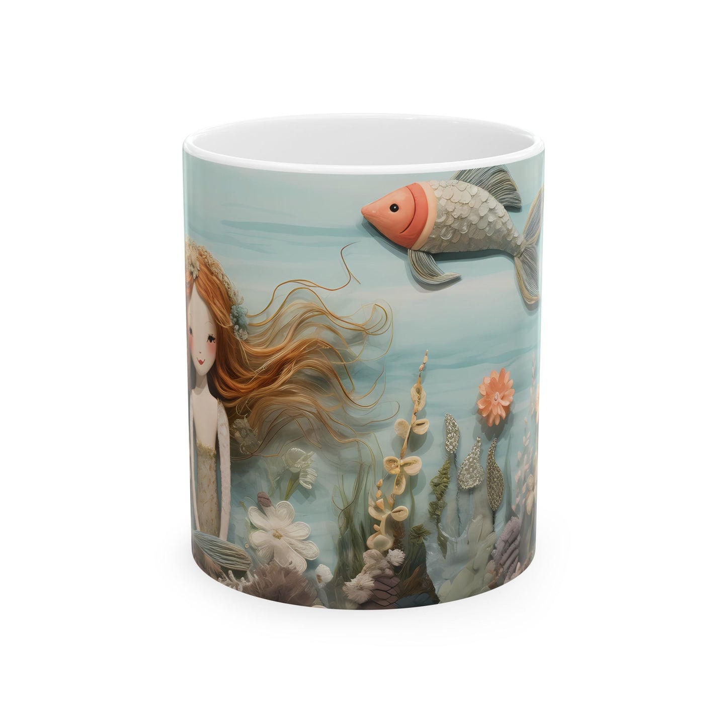 Artistic Mug - Felted Undersea
