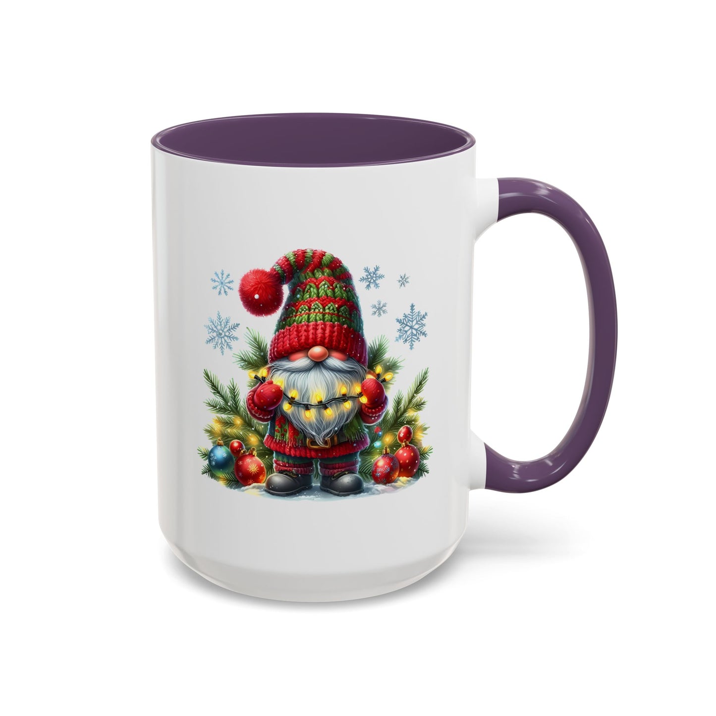 Christmas Mug - Gnome with Christmas Lights