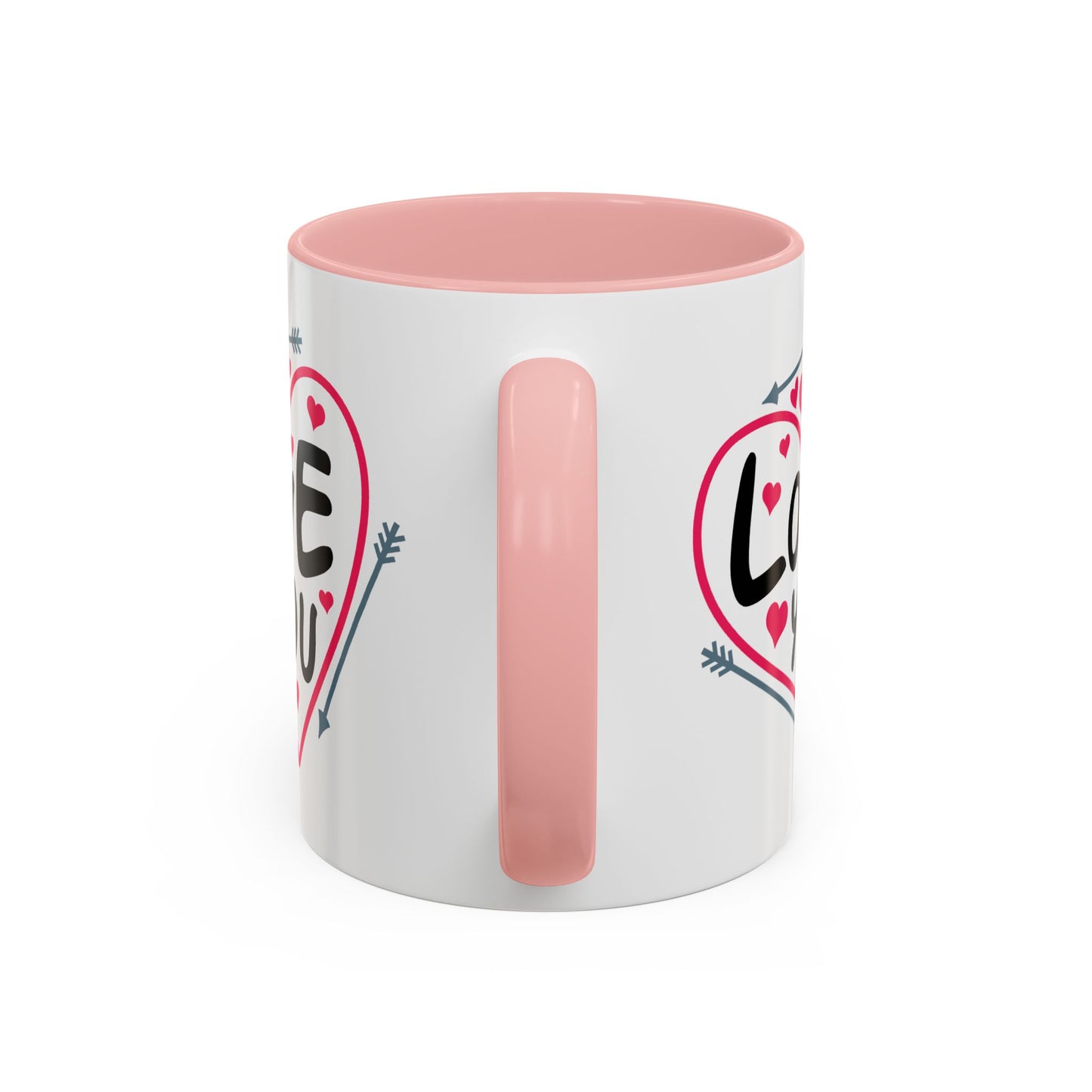 Valentine's Day Mug - Love You Heart Arrows