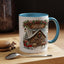 Christmas Mug - Reindeer Barn Sleigh Reindeer