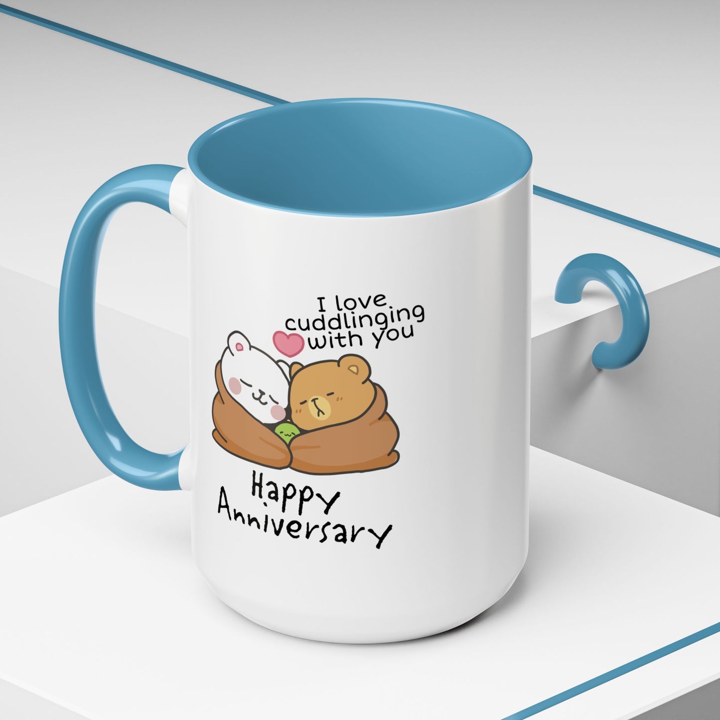 Anniversary Mug - I Love Cuddling With You