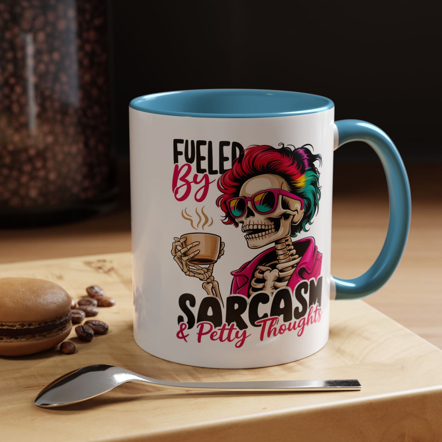 Humor Mug - Fueled by Sarcasm & Petty Thoughts