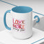 Wellness Mug - Love More Worry Less Frame