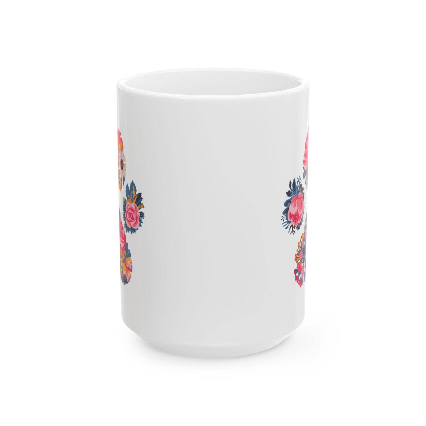 Animal Mug - Floral Dog Paw