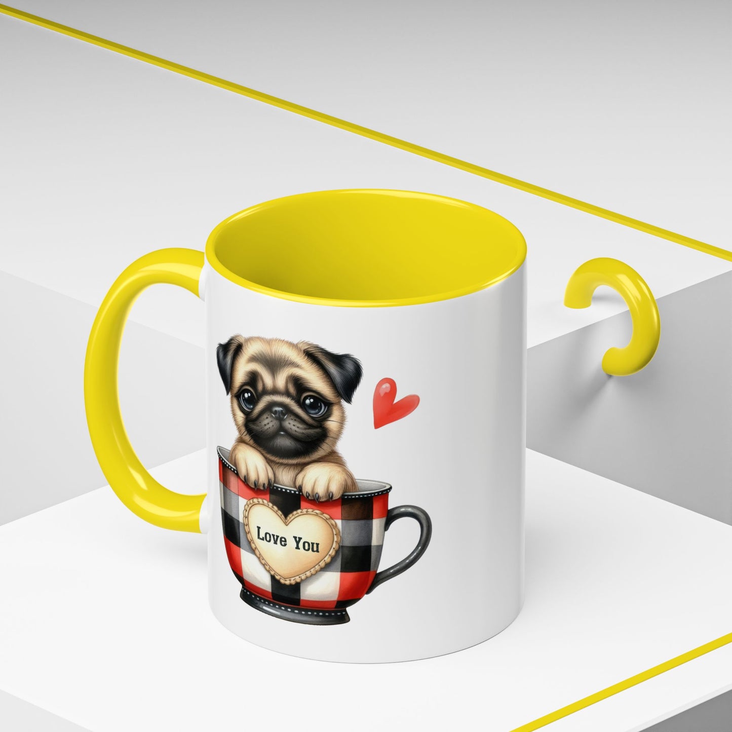 Anniversary Mug - Love You Dog Coffee Cup