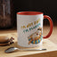 Humor Mug - I'm Not Fat I'm Just Fluffy Cat