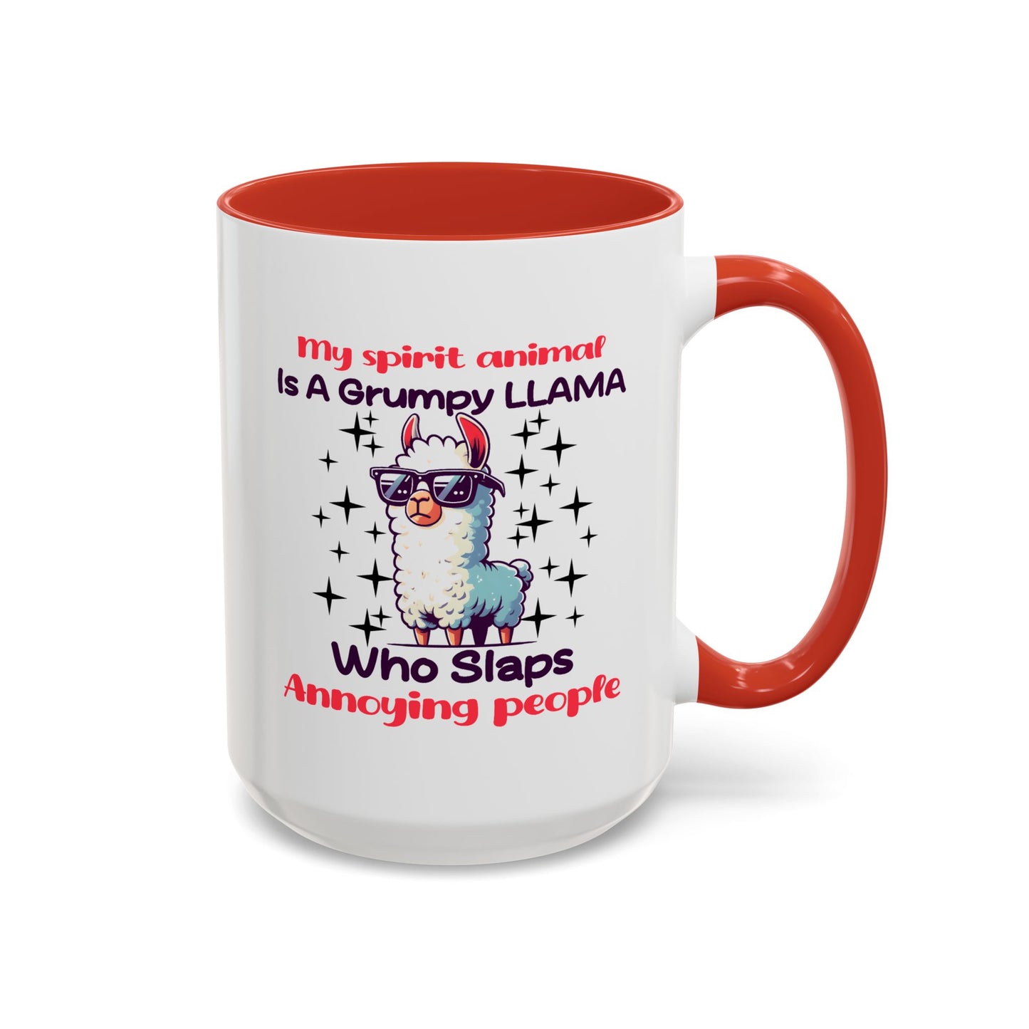 Humor Mug - My Spirit Animal is a Grumpy Llama