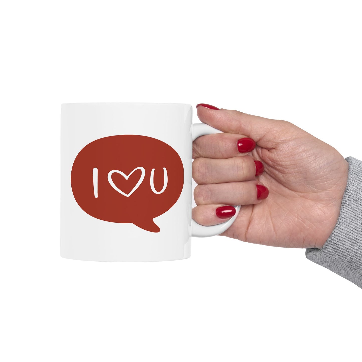 Anniversary Mug - I Love You Message