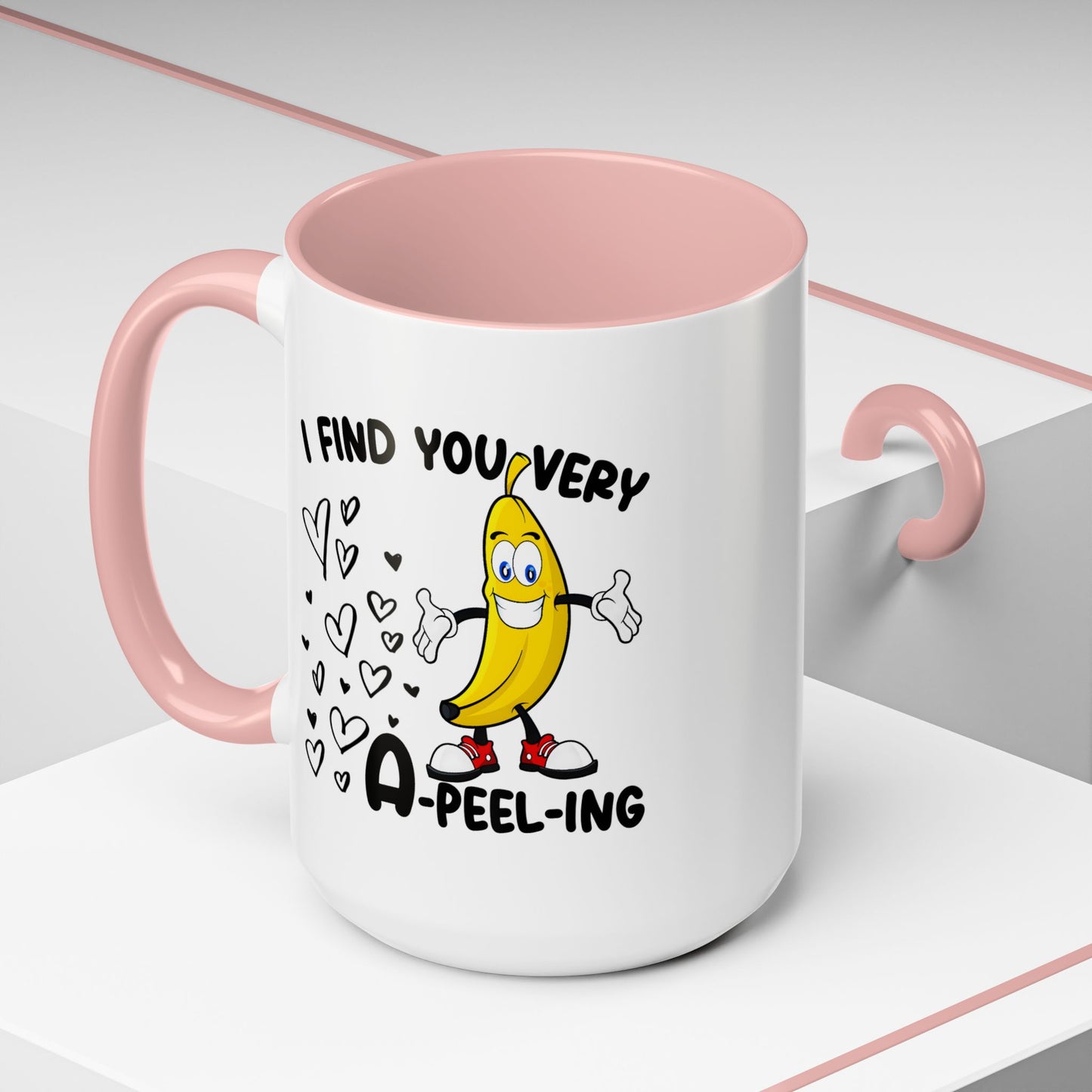 Adult Mug - I Find You Very A-Peel-Ing