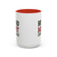 Christmas Mug - Ho Ho Ho Merry Christmas Green & Red Text