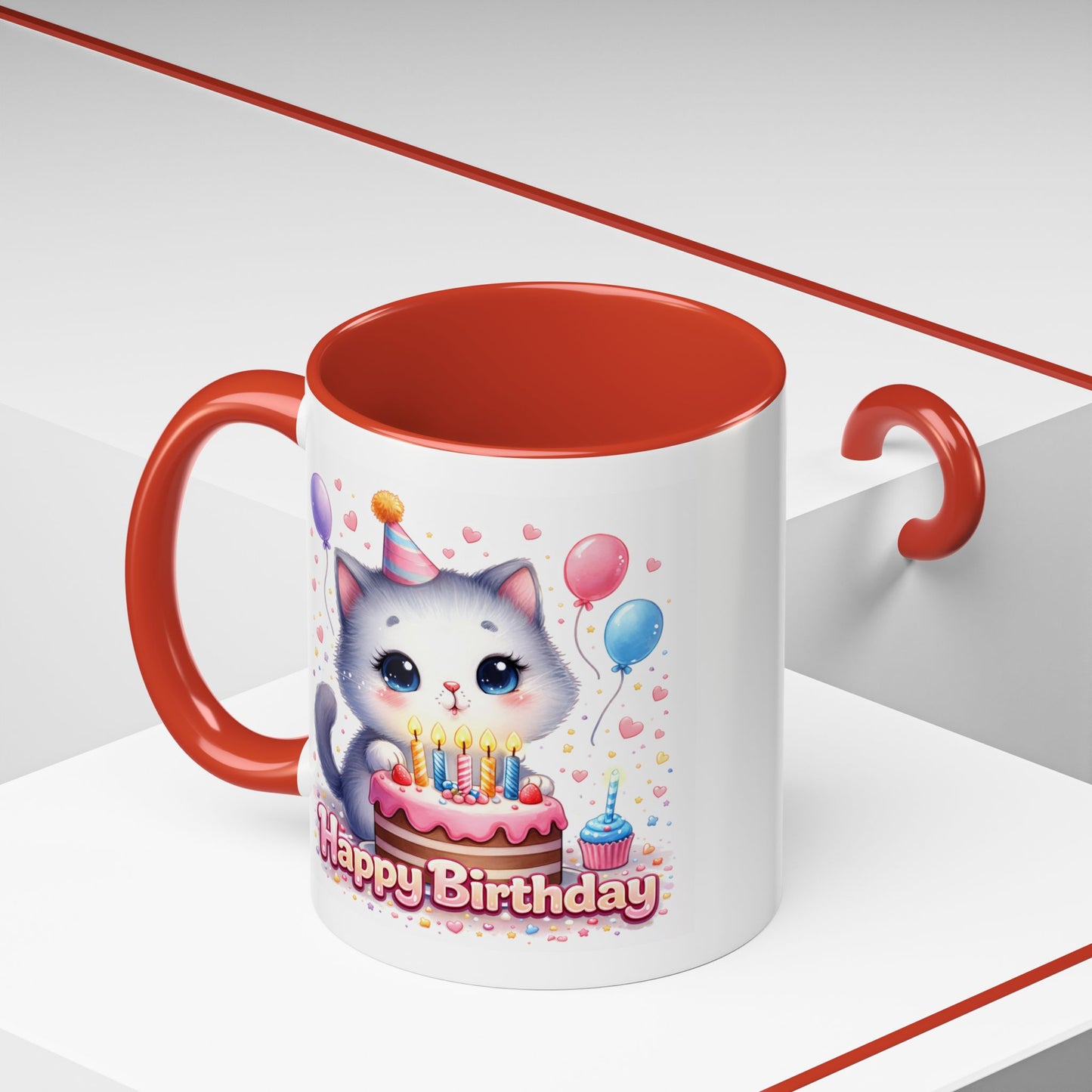 Birthday Mug - Birthday Kitty