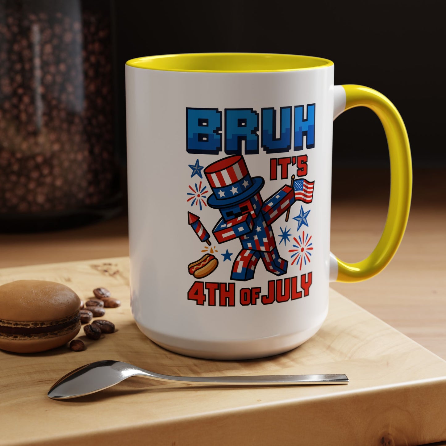 4th of July Mug - Bruh It's 4th of July