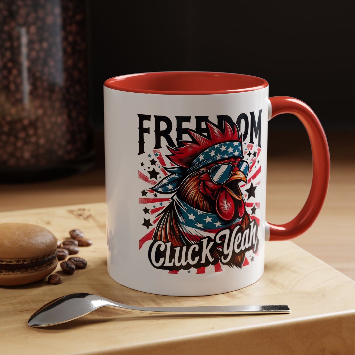 4th of July Mug - Freedom Cluck Yeah!
