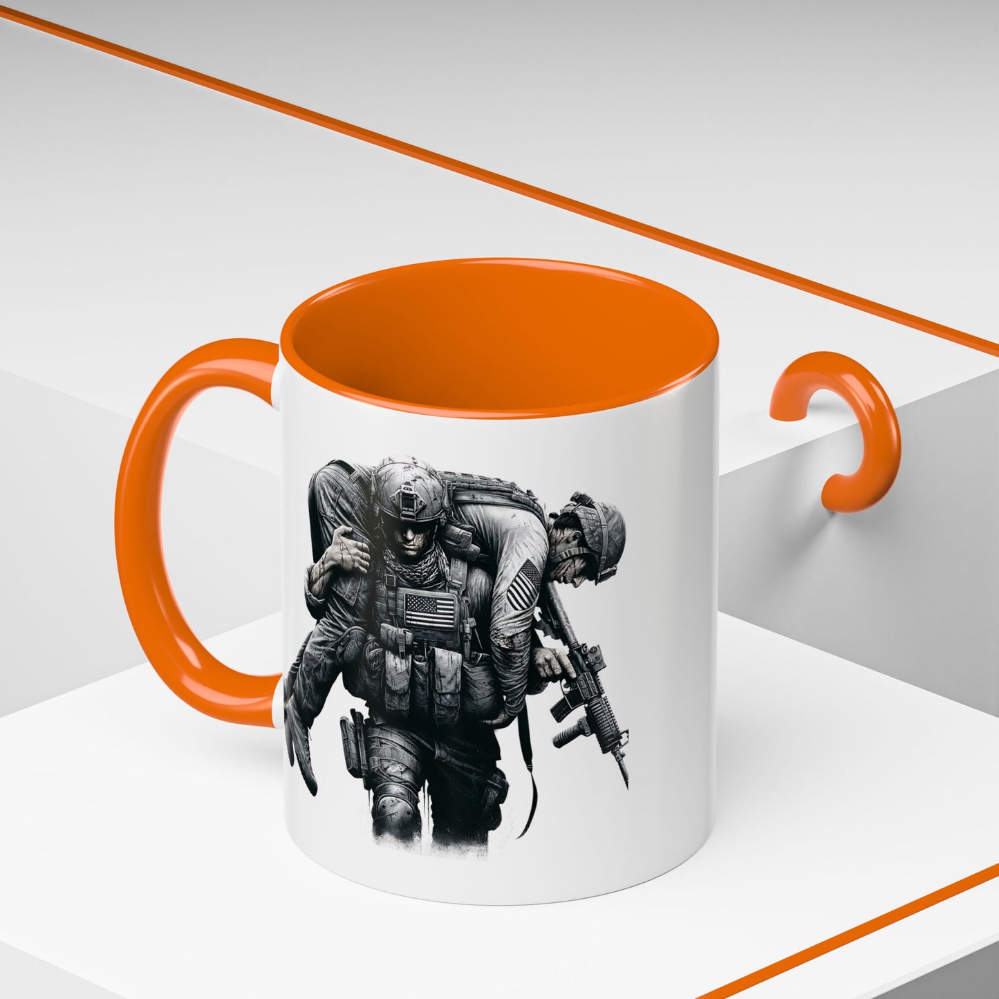 4th of July Mug - American Combat Soldiers