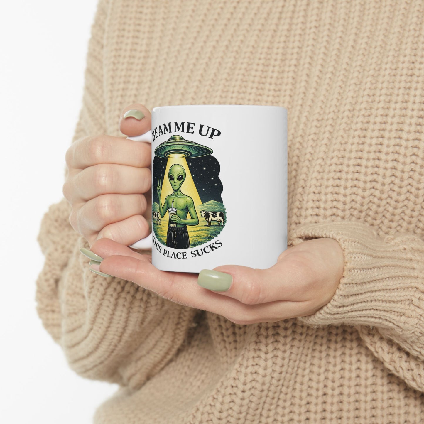 Alien Mug - Beam Me Up