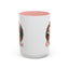 Christmas Mug - Merry Christmas Red Text Cat Presents Wreath