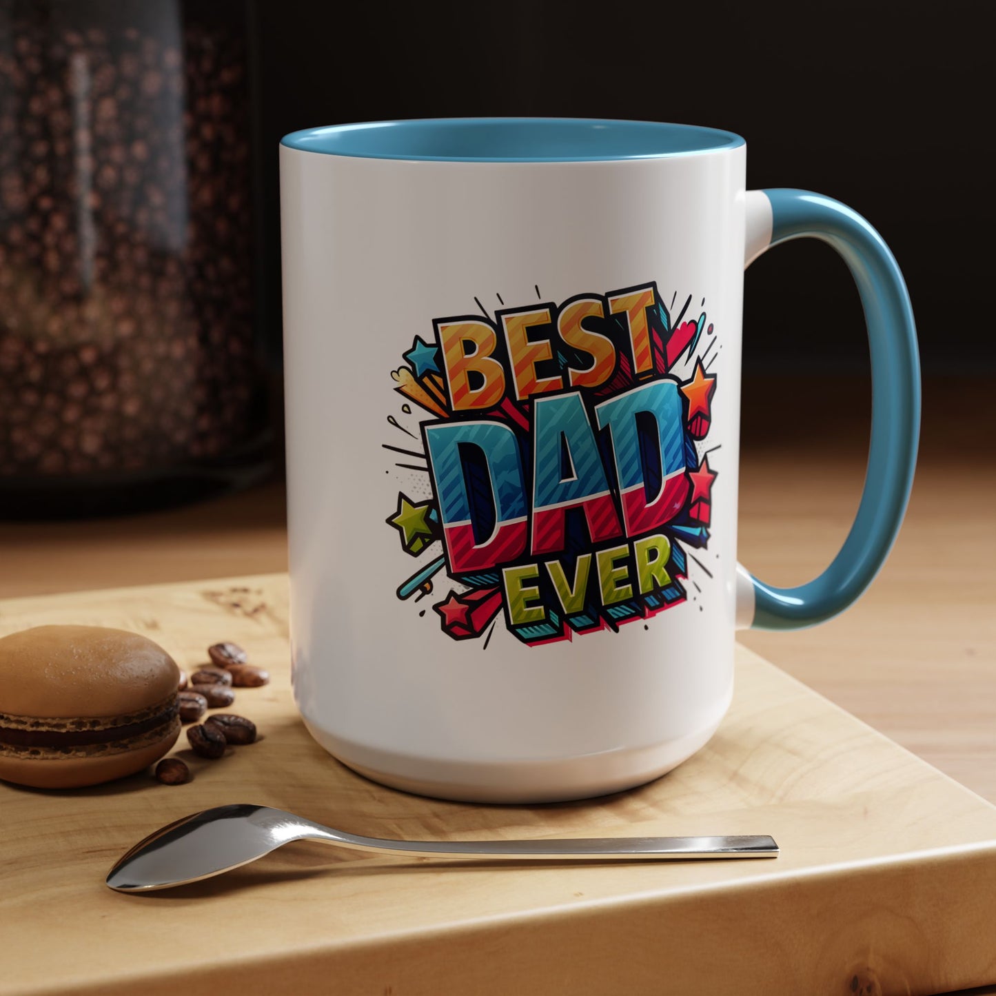 Father's Day Mug - Best Dad Ever Comic