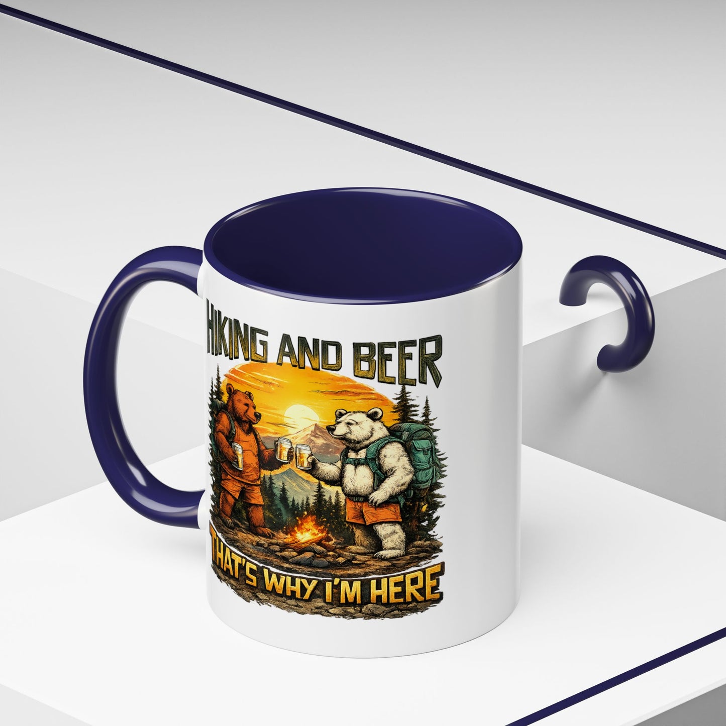 Humor Mug - Hiking and Beer
