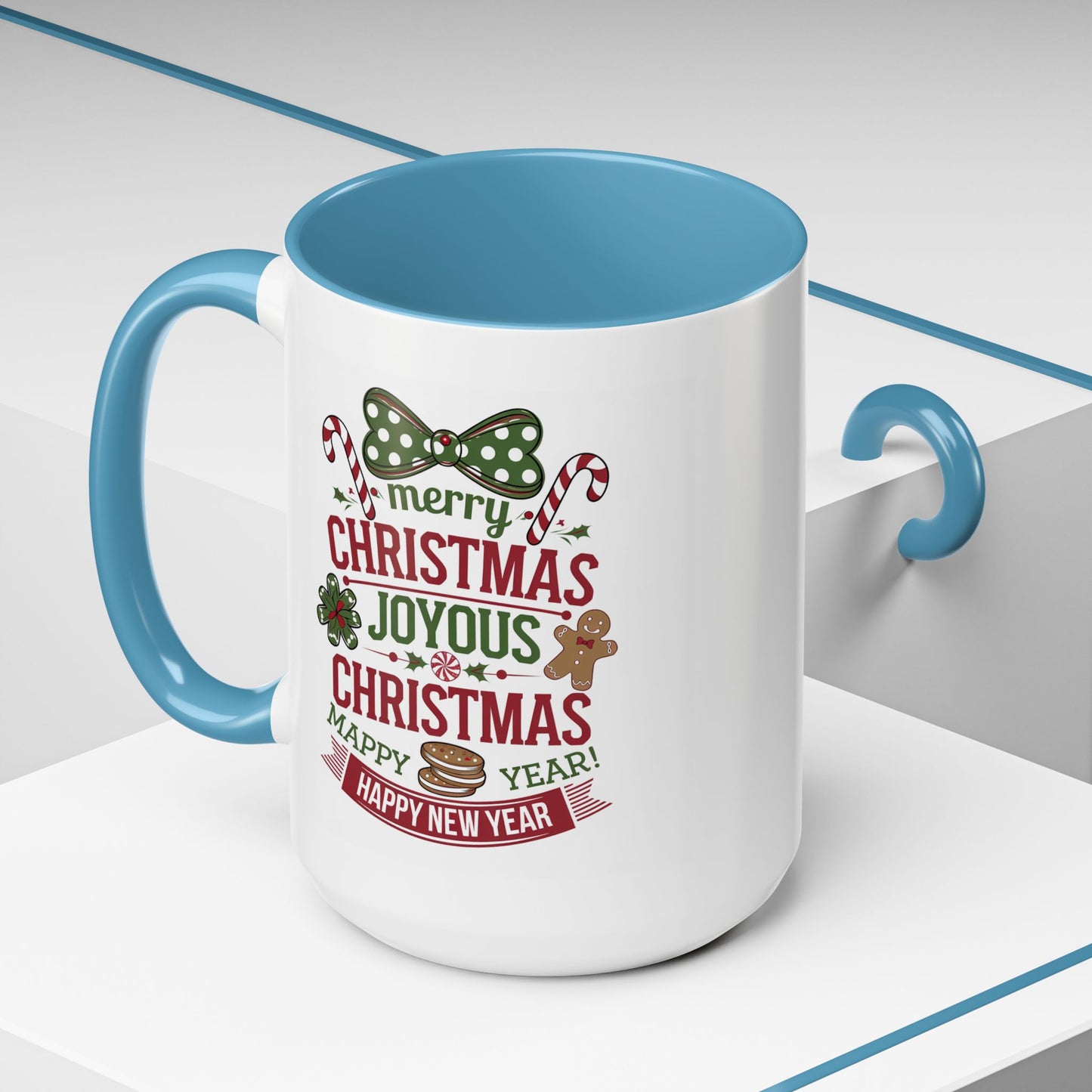 Christmas Mug - Merry Christmas Joyous Christmas Happy New Year