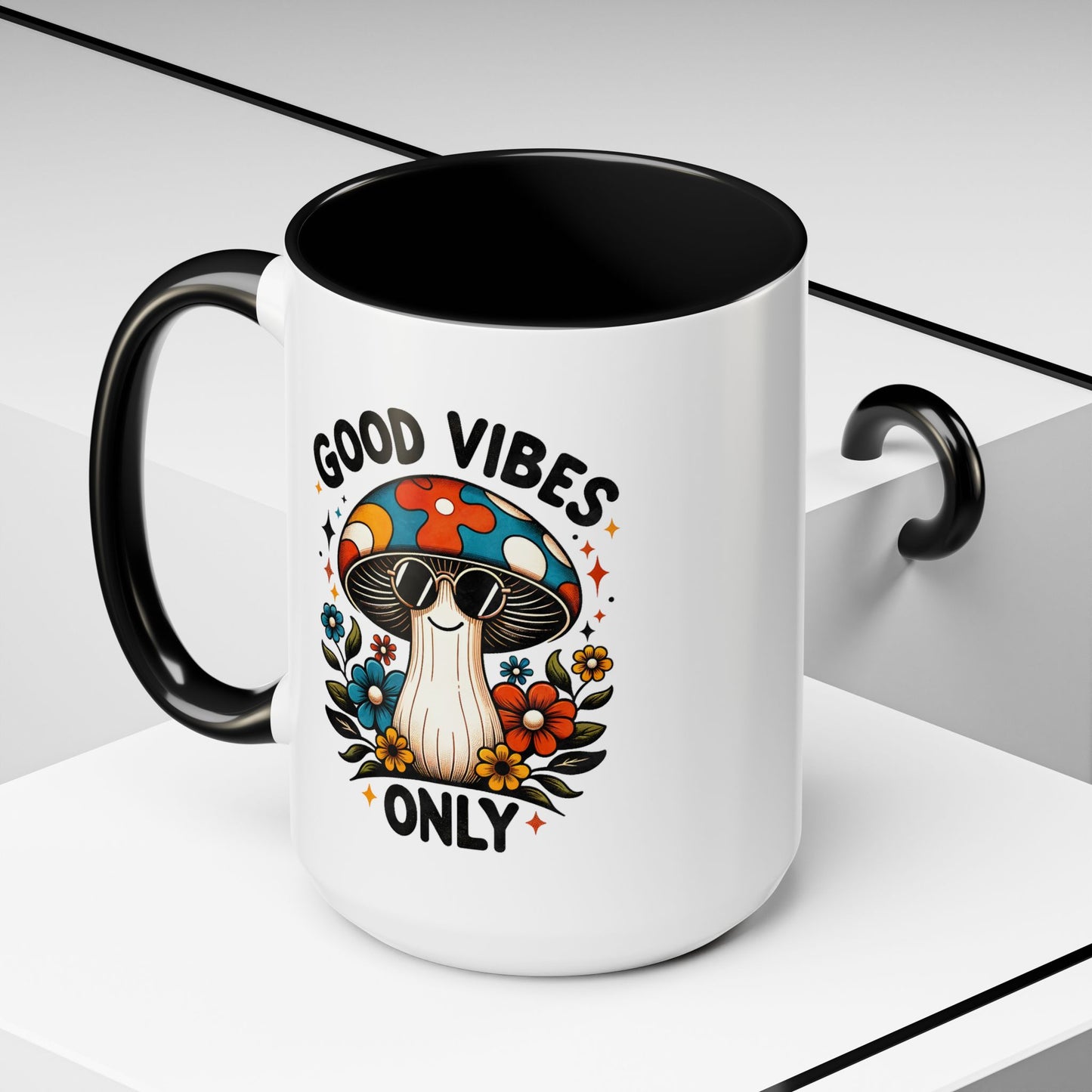 Wellness Mug - Good Vibes Only Mushroom