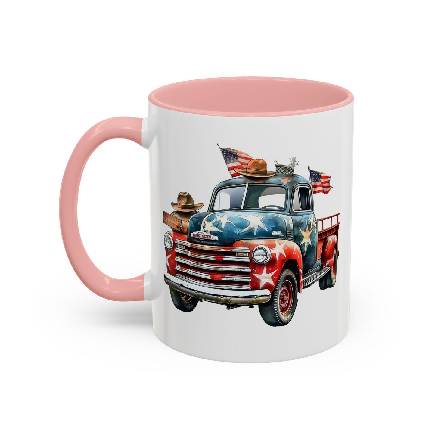 4th of July - Old Truck & Flag