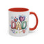 Father's Day Mug - Dad Hearts