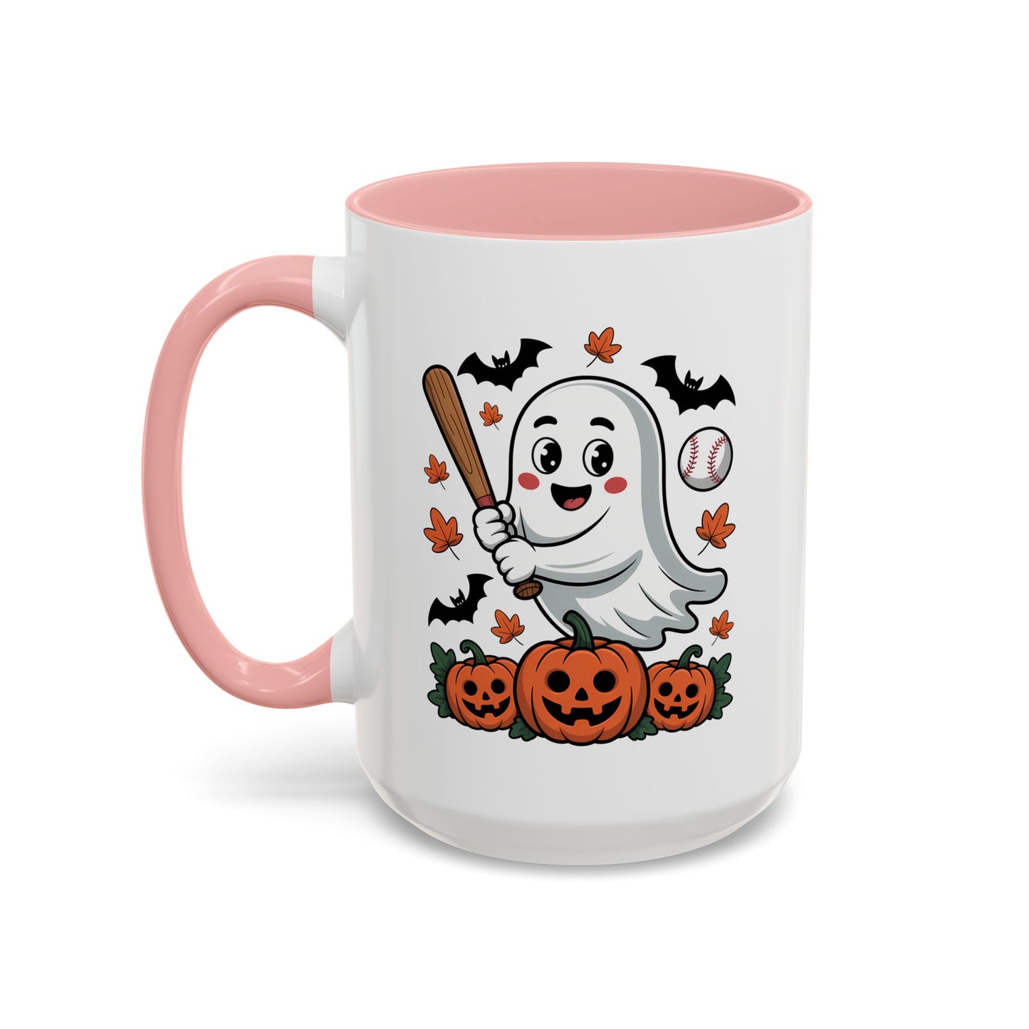 Halloween Mug - Ghost With Baseball Bat