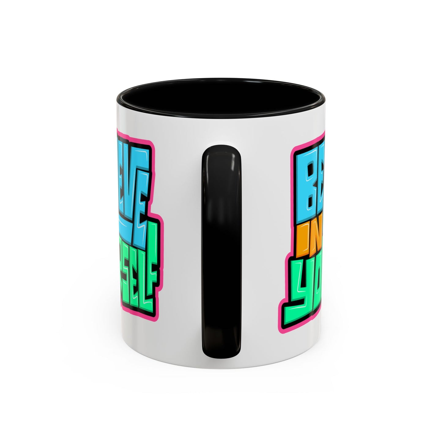 Motivation Mug - Believe In Yourself Graffiti