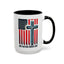 Religious Mug - One Nation Flag Cross