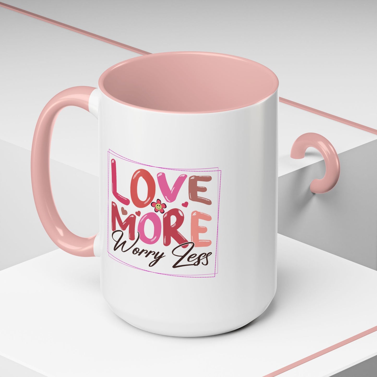 Wellness Mug - Love More Worry Less Frame