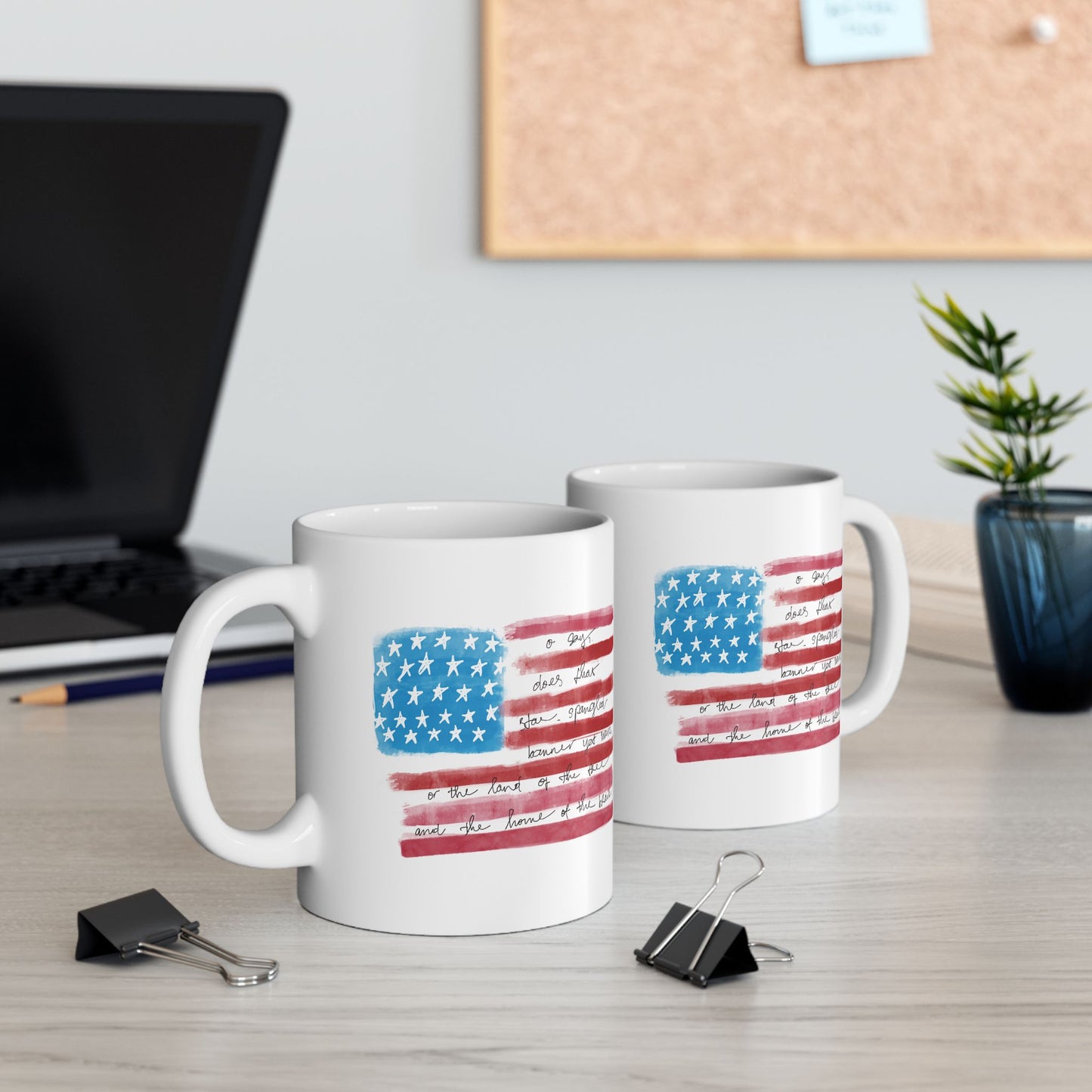 4th of July Mug - USA Flag